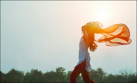 Woman running